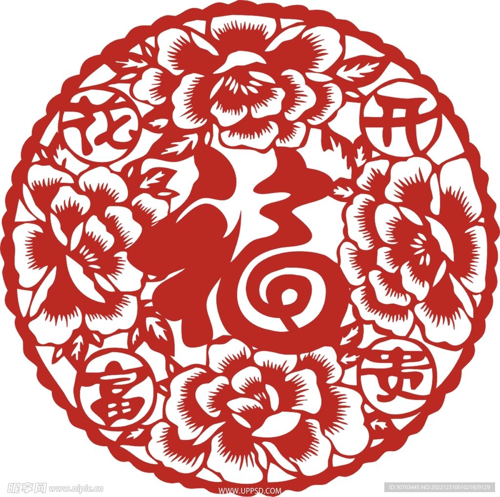 福字窗花