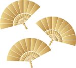 金色小扇子