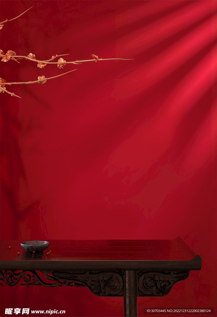 黑色桌子