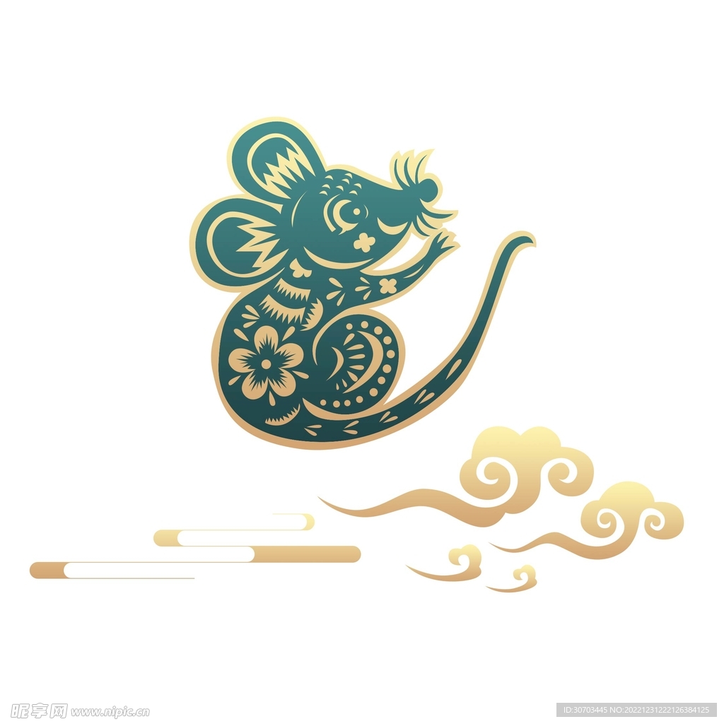 绿色的鼠