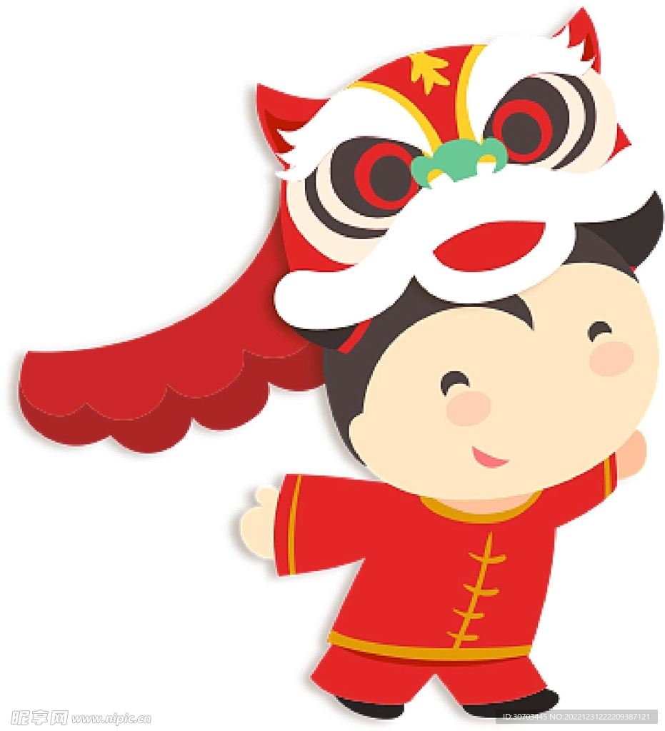 小孩和狮子