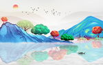 水彩画