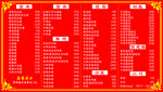 中式菜谱 中国风菜单 菜品照片