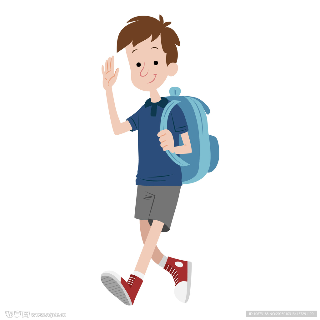 卡通小孩形象