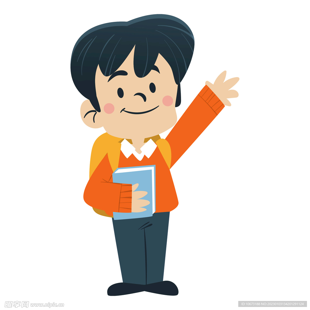 卡通小孩形象