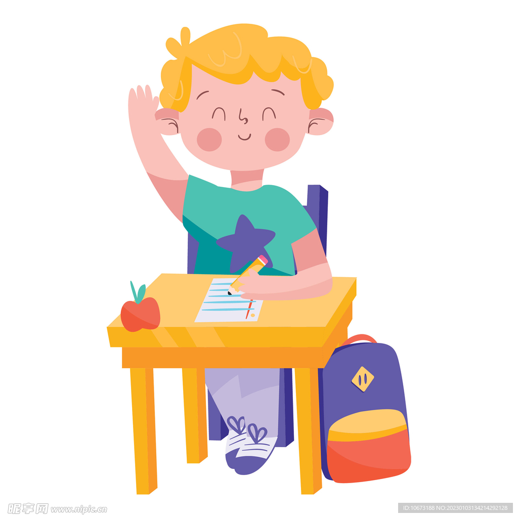 卡通小孩形象