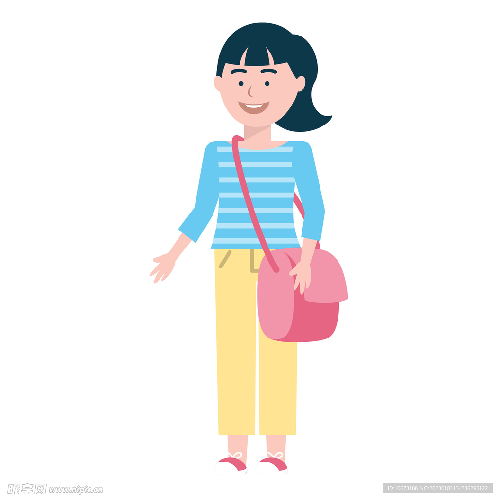 卡通小孩形象