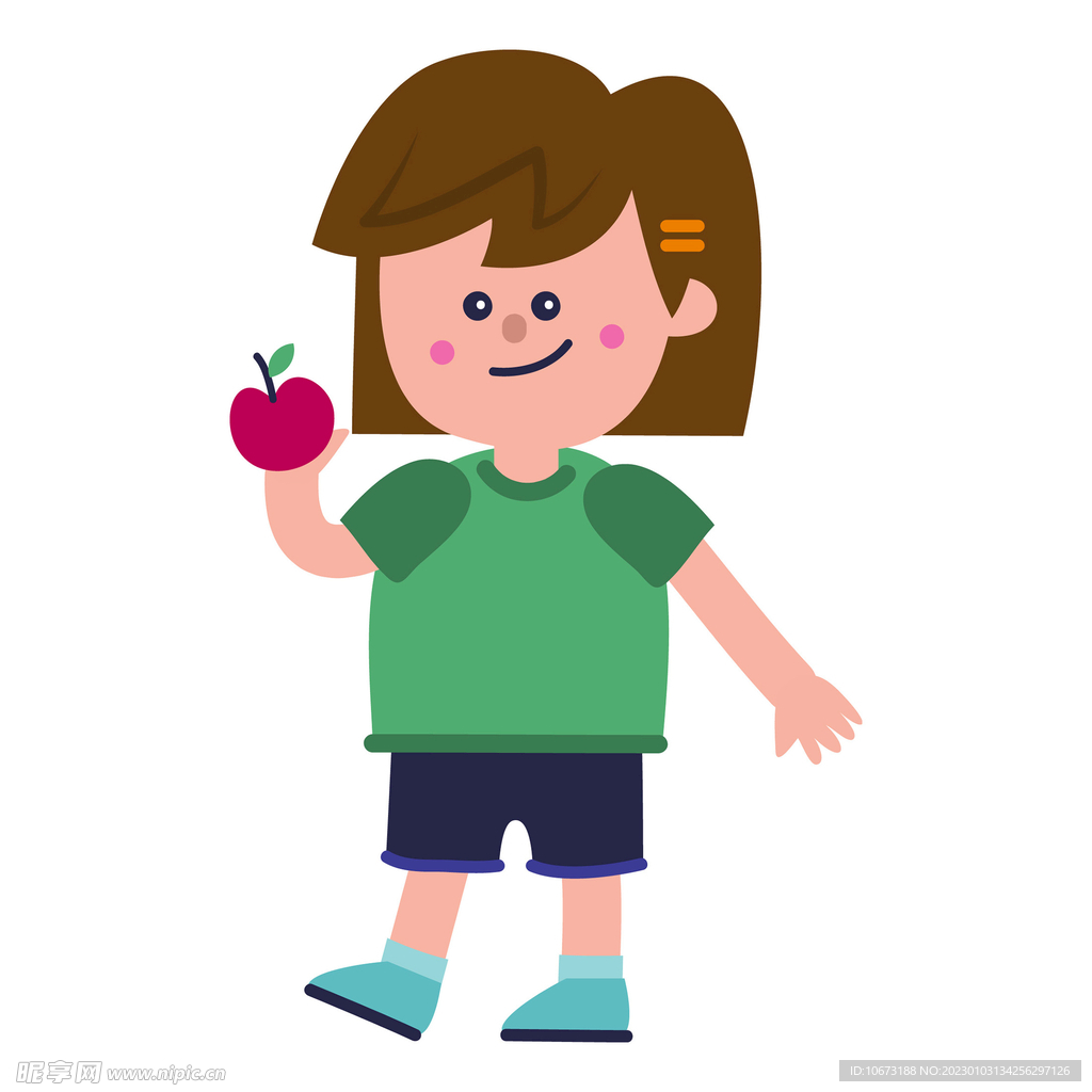 卡通小孩形象