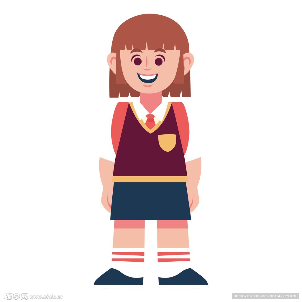 卡通小孩形象