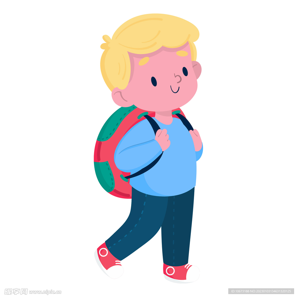 卡通学生形象