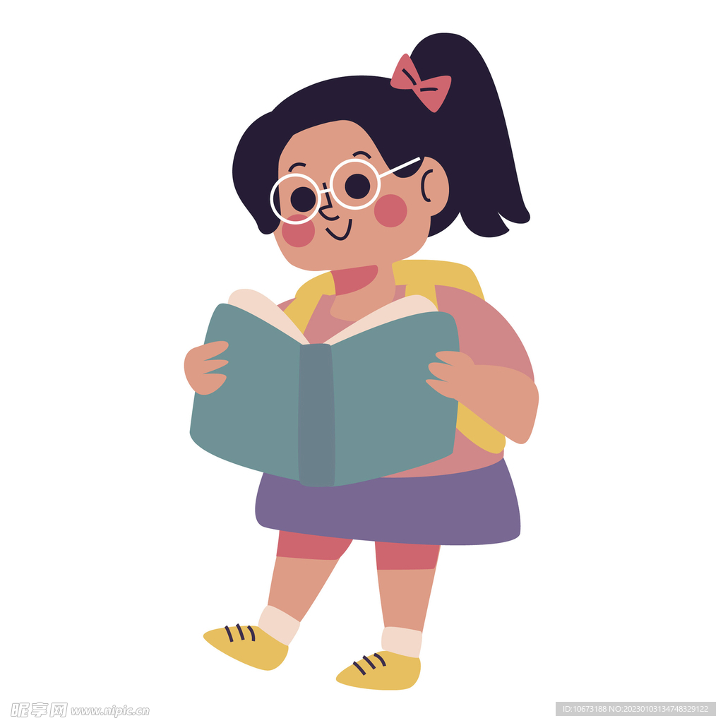 卡通学生形象