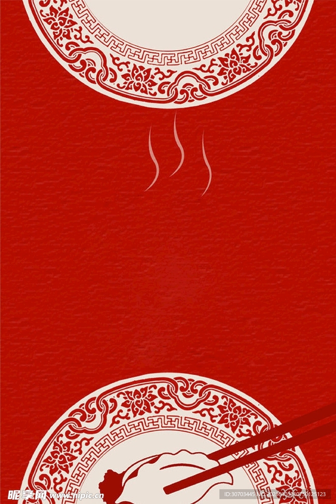白色盘子和饺子