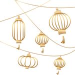 金色灯笼图案
