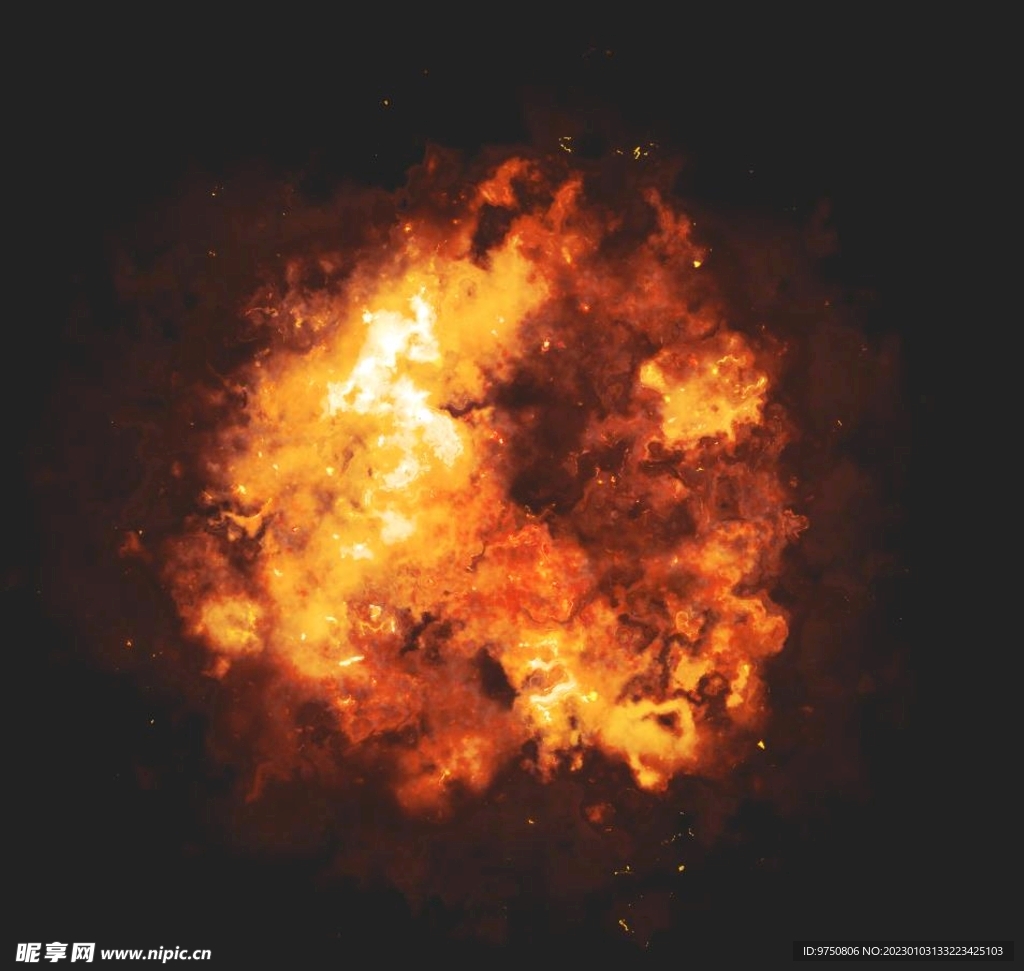 爆炸效果素材 免扣PNG