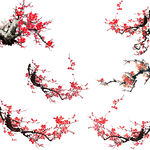 水墨梅花