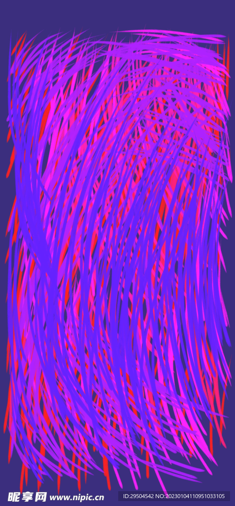 随手线条红色
