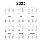 2023兔年日历挂历设计