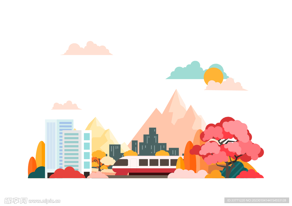 樱花风景