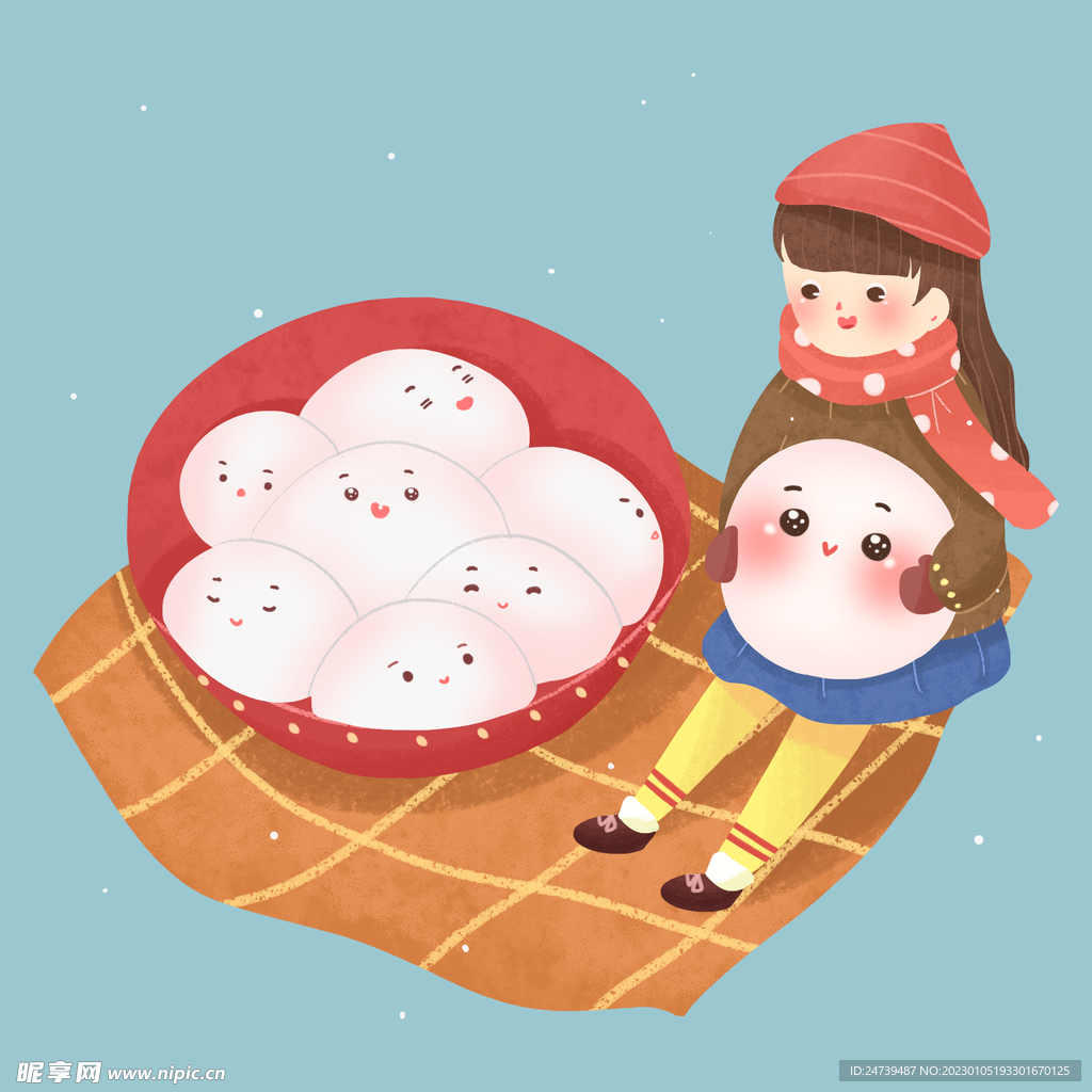 汤圆素材