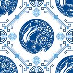  春节兔子素材兔子元素图案 