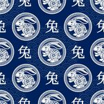  春节兔子素材兔子元素图案 
