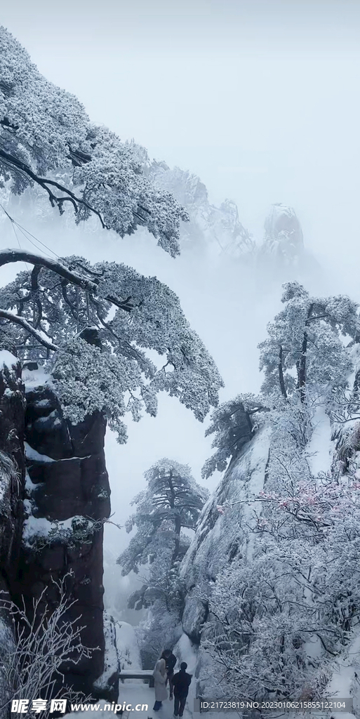 松山雪景