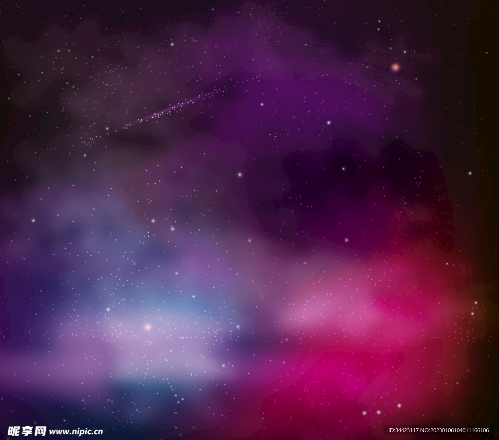 星空炫彩广告背景图