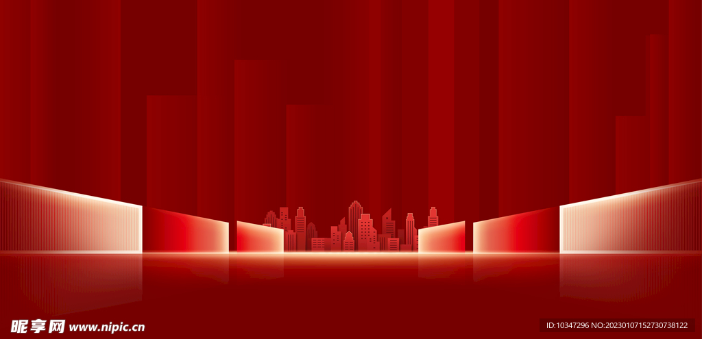 红色背景 