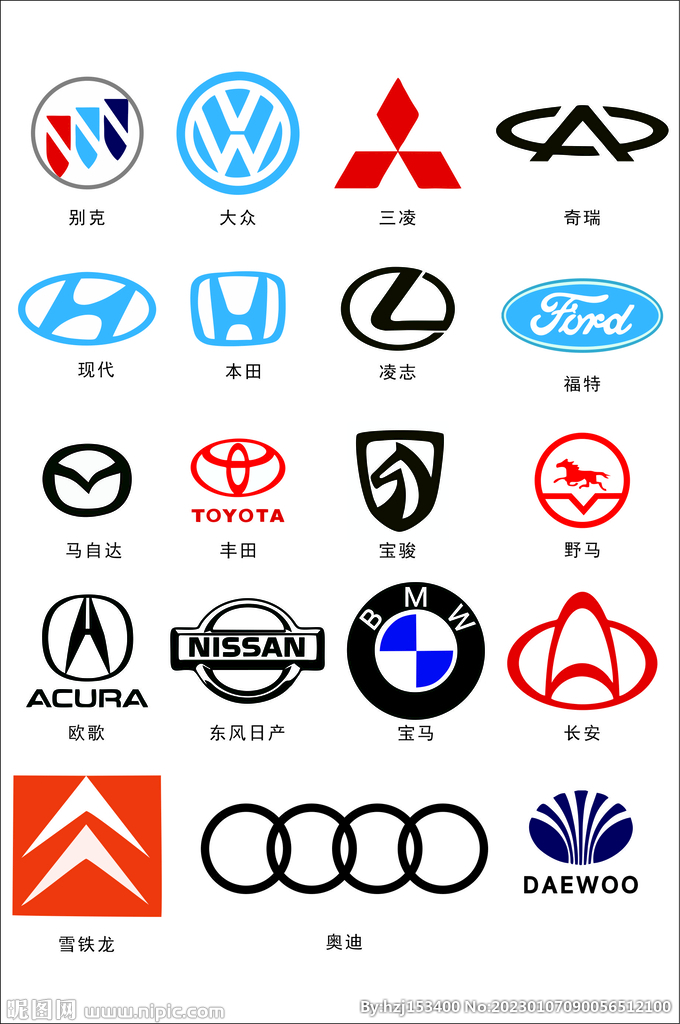 汽车标志logo合集
