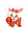 兔年春节免抠兔子