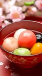 彩色汤圆