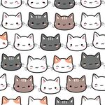 卡通猫图案