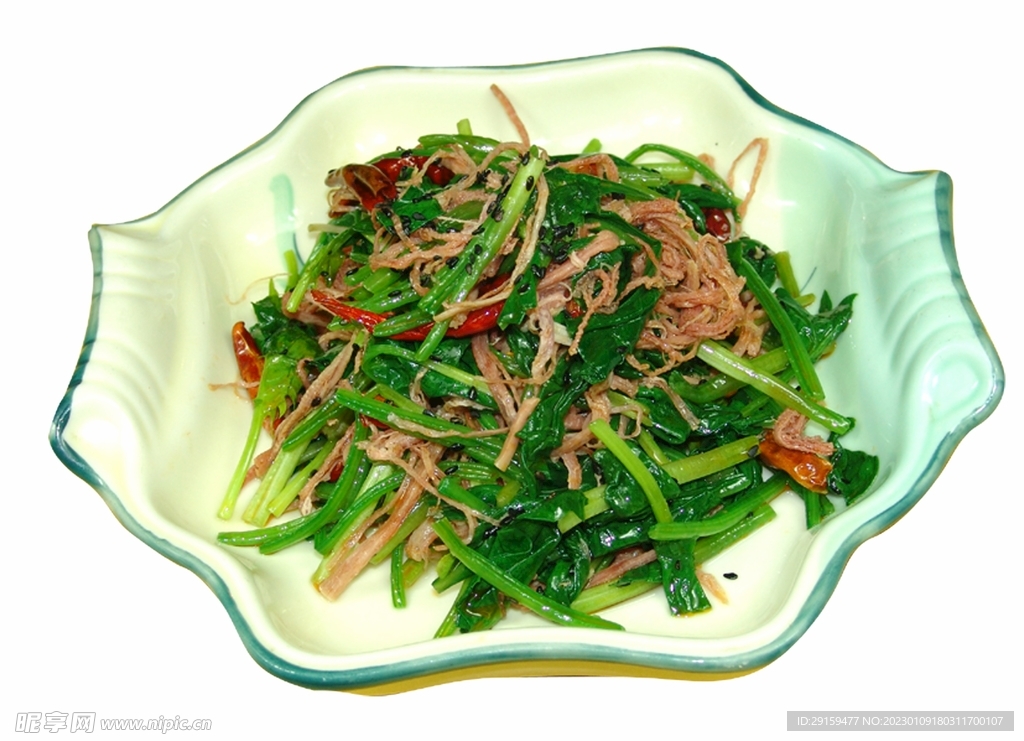香辣菠菜牛肉