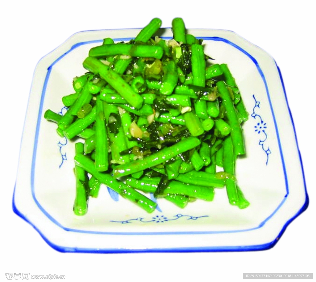 雪菜拌豇豆