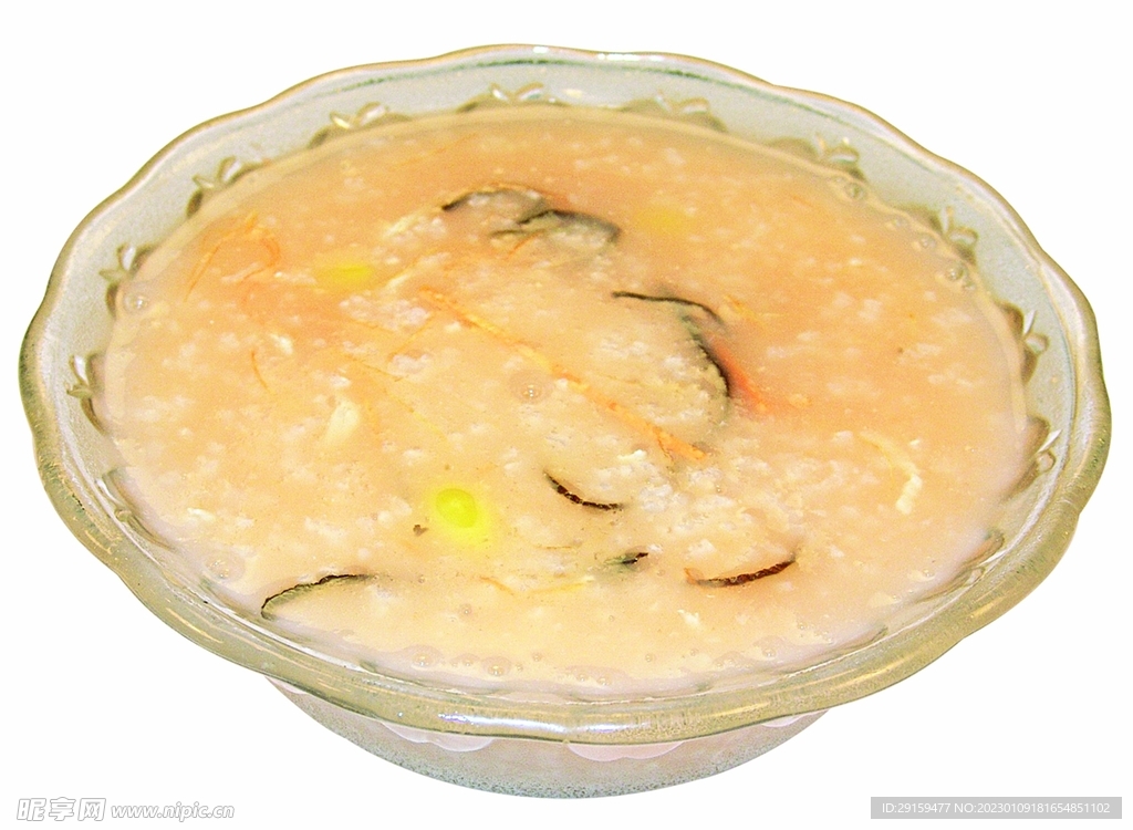 银杏鸡丝粥