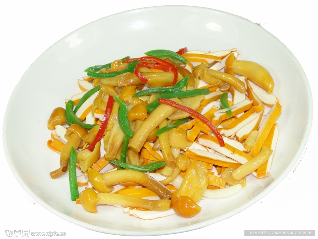 野山菌拌熏干