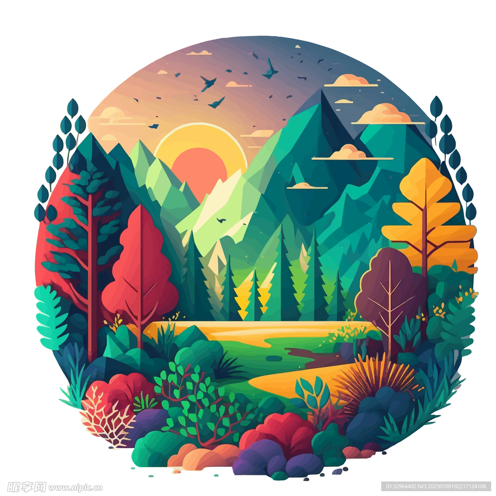 山水风景