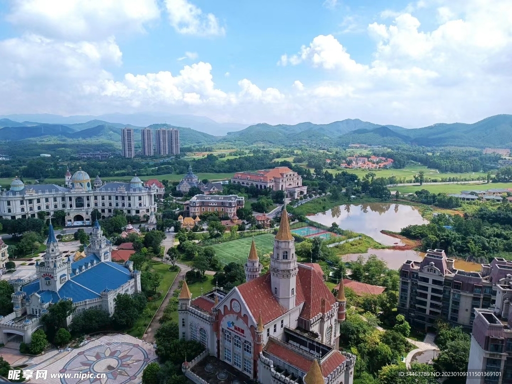 肇庆市恒大世纪梦幻城白天全景