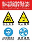 进入有限空间工作按照提示项目