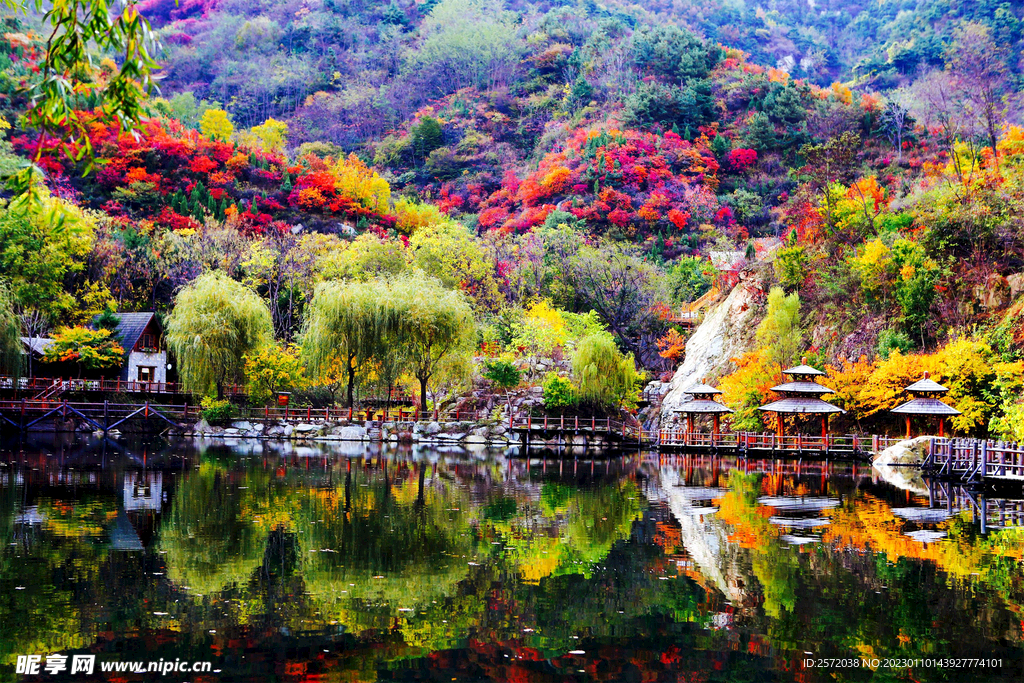 济南九如山瀑布群景区