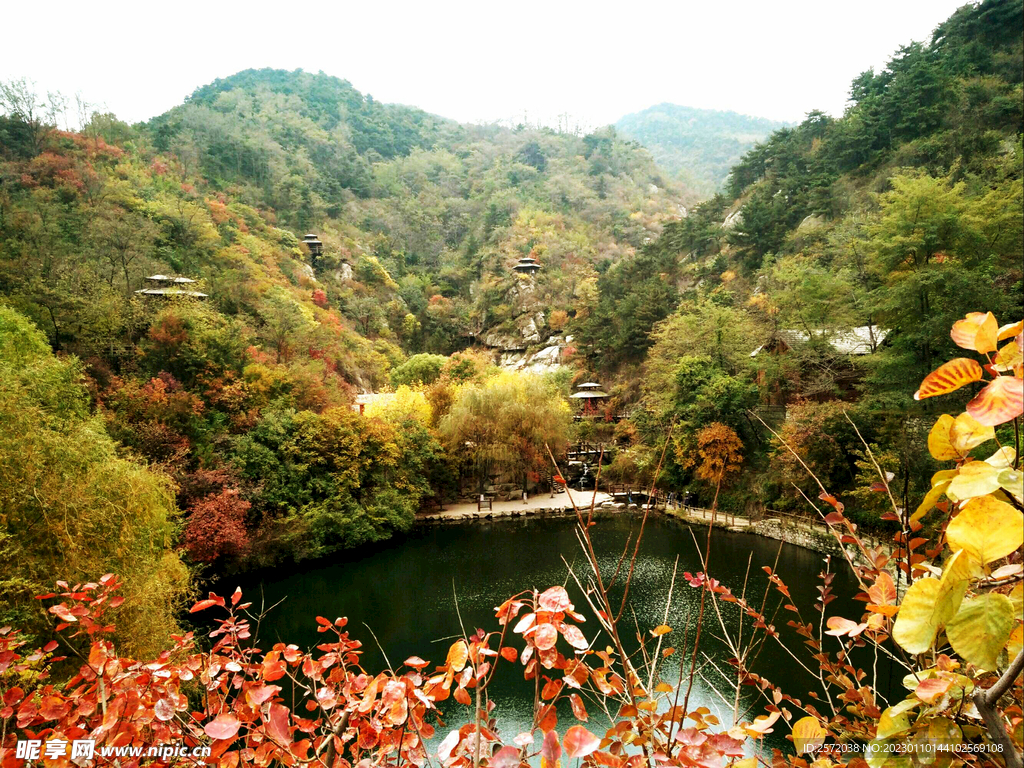 济南九如山瀑布群景区