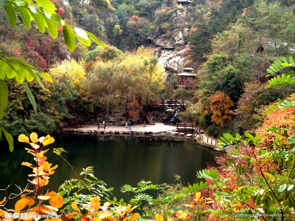 济南九如山瀑布群景区