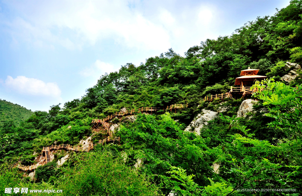 济南九如山瀑布群景区