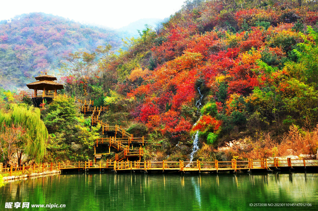 济南九如山瀑布群景区