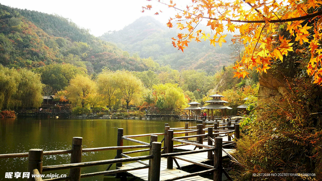 济南九如山瀑布群景区