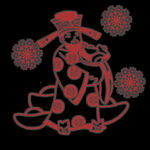 新年财神剪纸PNG素材