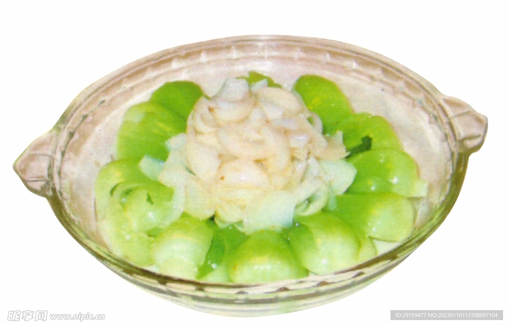 百合扒菜心