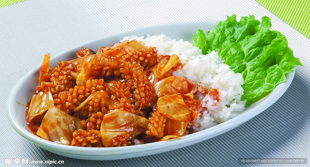 鱿鱼拌饭