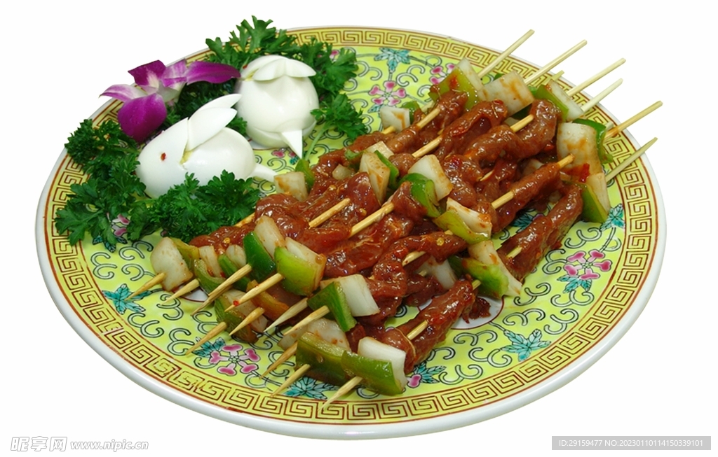 串烧狍肉