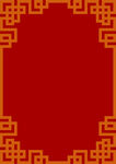 复古红色边框背景图